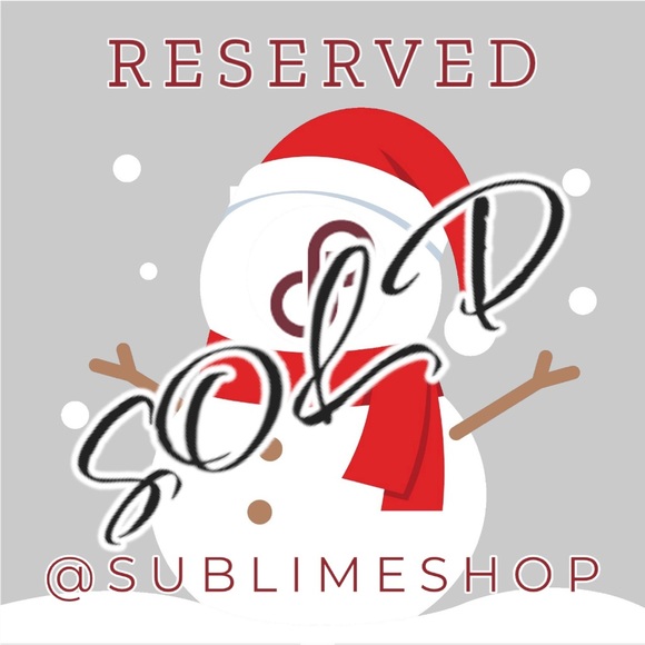 RESERVED♥️@sublimeshop